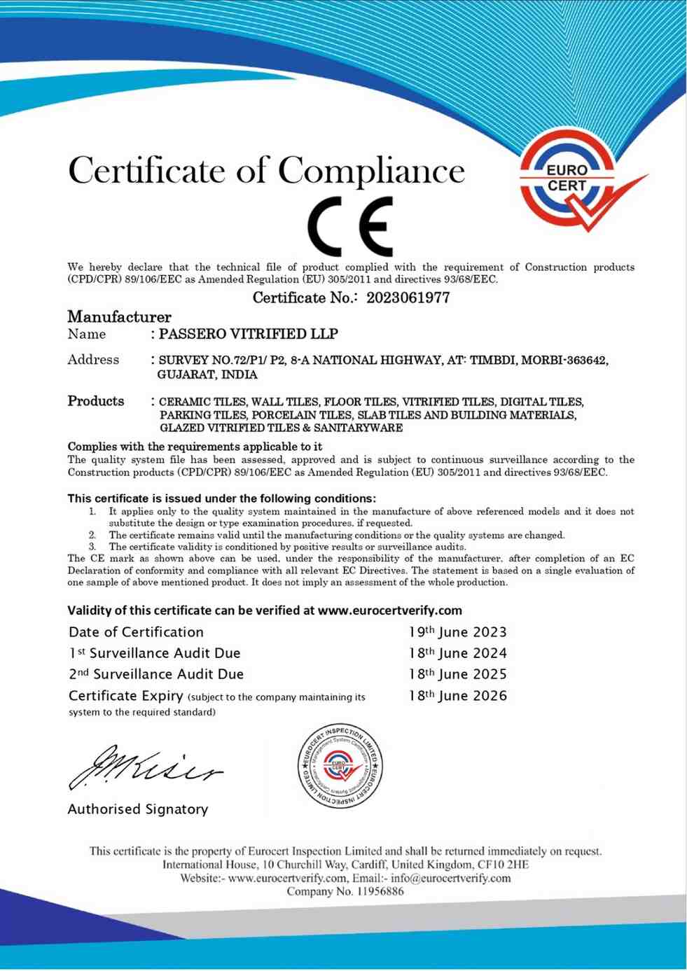 CE Certification